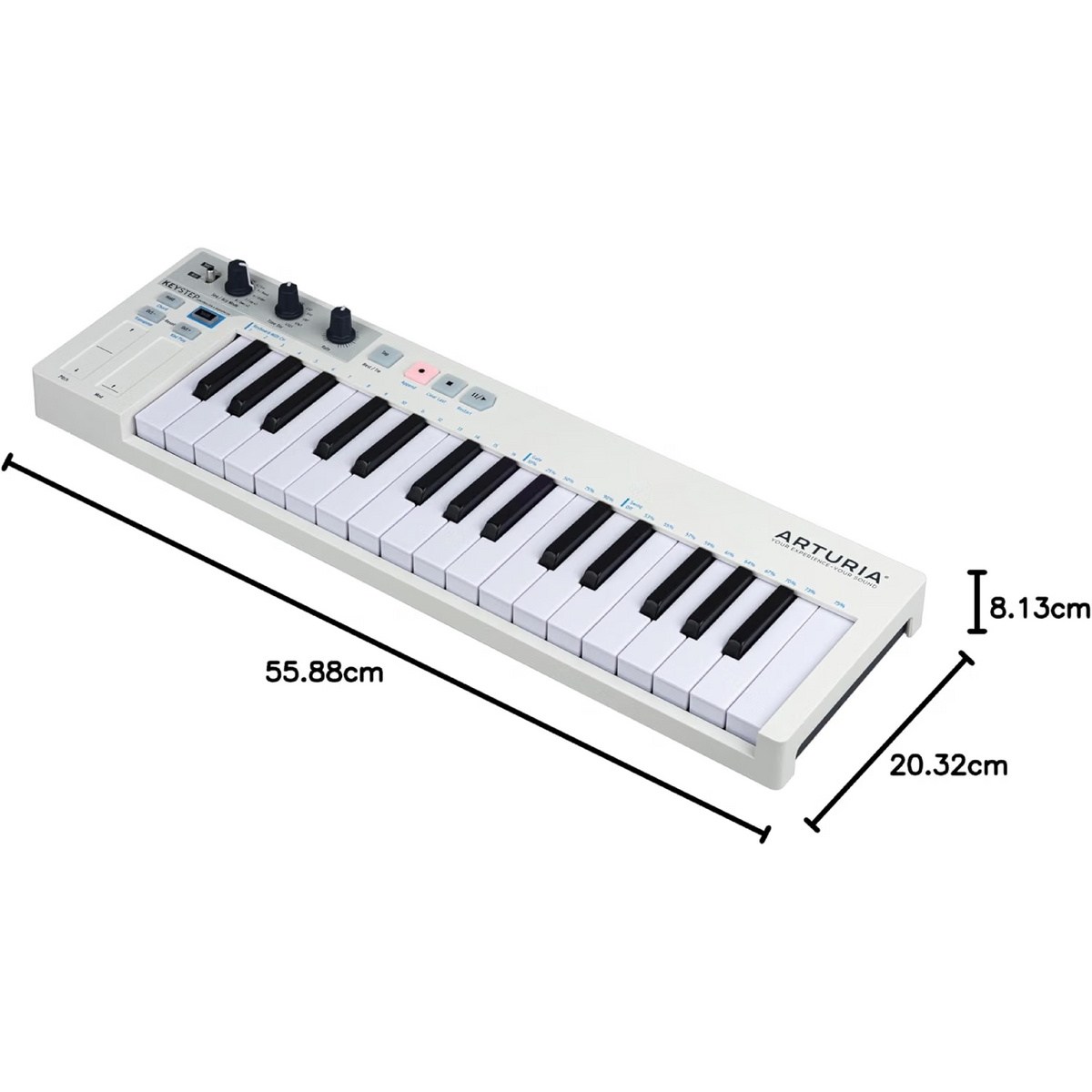 Arturia KeyStep mk2 Driver de 32 Teclas y Secuenciador USB/MIDI/CV Driver de Teclado