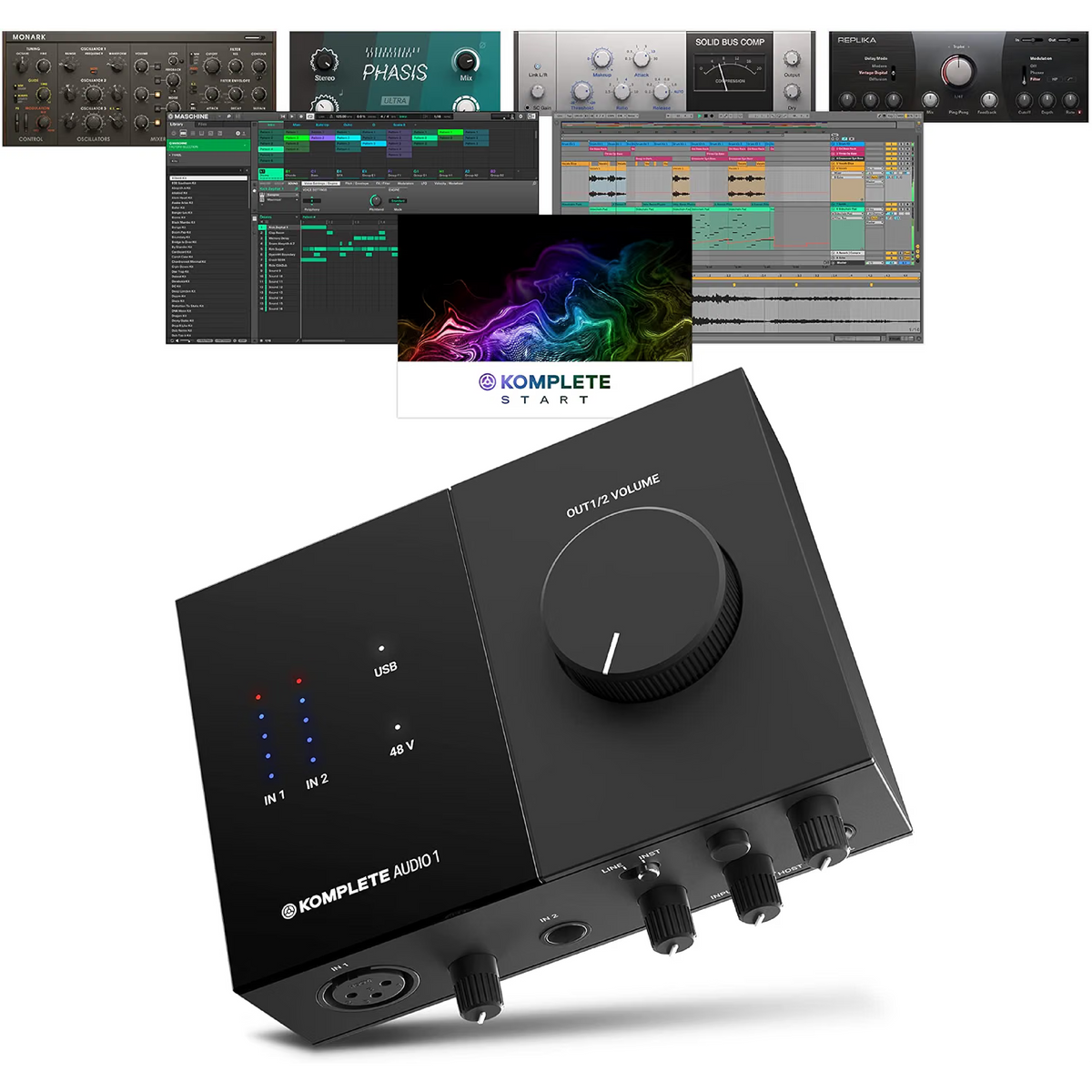 Native Instruments Interfaz de Audio USB Komplete Audio 1