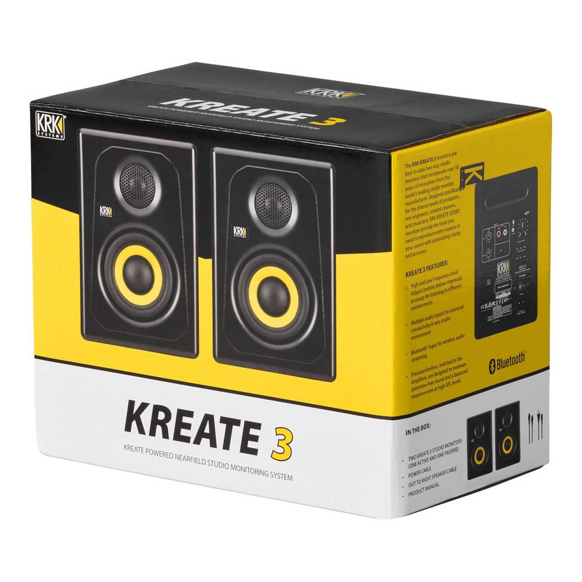 KRK Monitores de Estudio Activos Kreate 3 (Par)