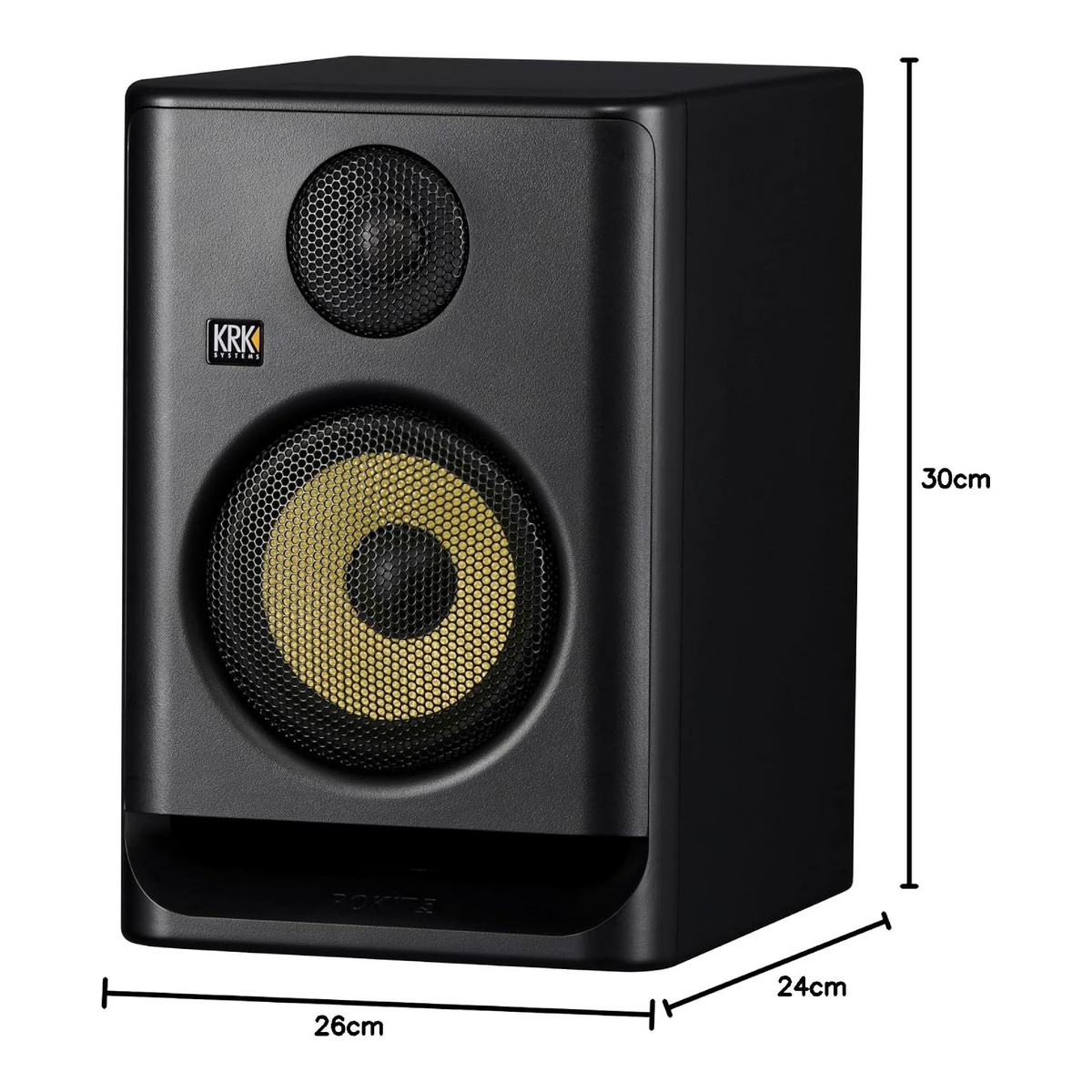 KRK Monitor de Estudio Activo Rokit 5 G5 de 5 Pulgadas, Color Negro