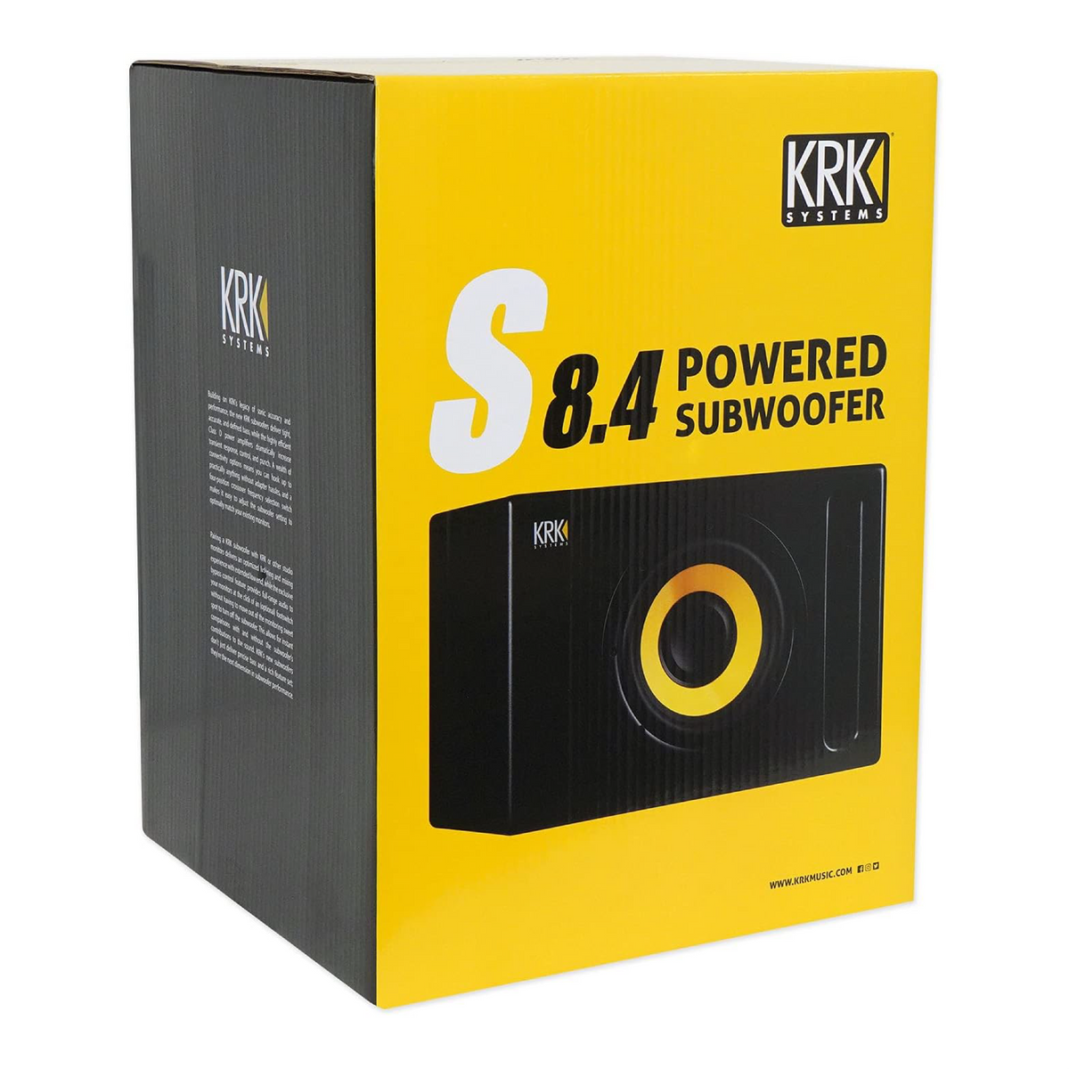 KRK Subwoofer de Estudio Activo S8.4 de 8 Pulgadas