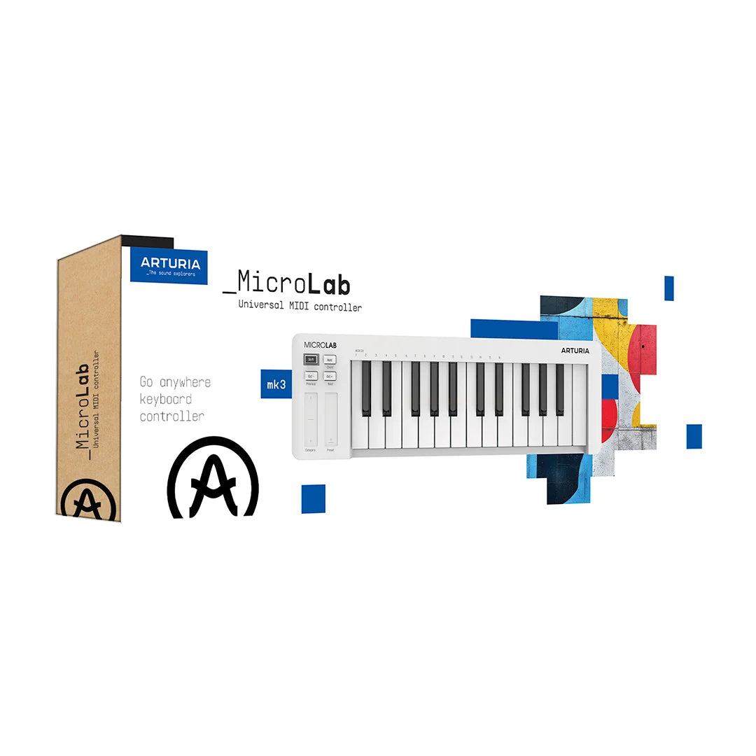 Arturia MicroLab Mk3 Edición Blanca