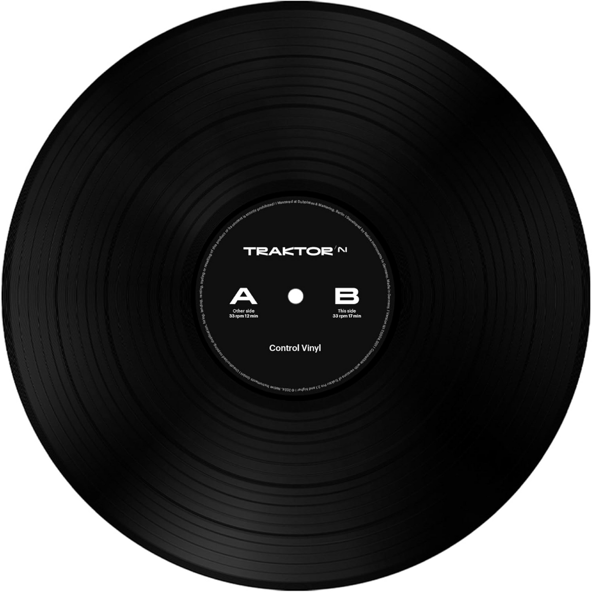 Native Instruments Traktor Control Vinyl Individual Color Negro