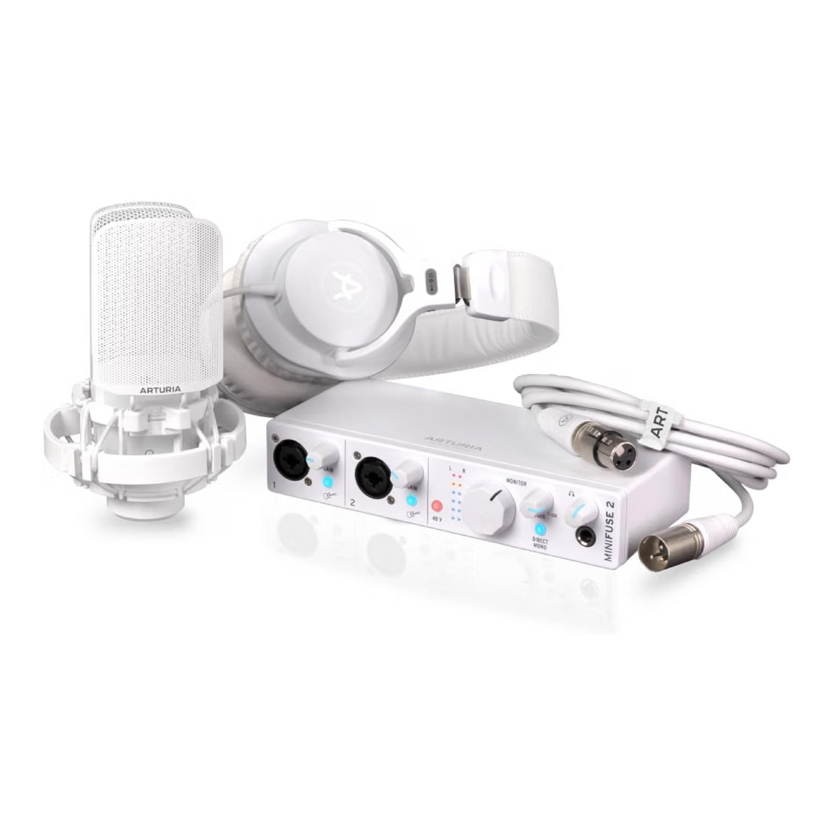 Arturia MiniFuse 2 Recording Pack, Color Blanco