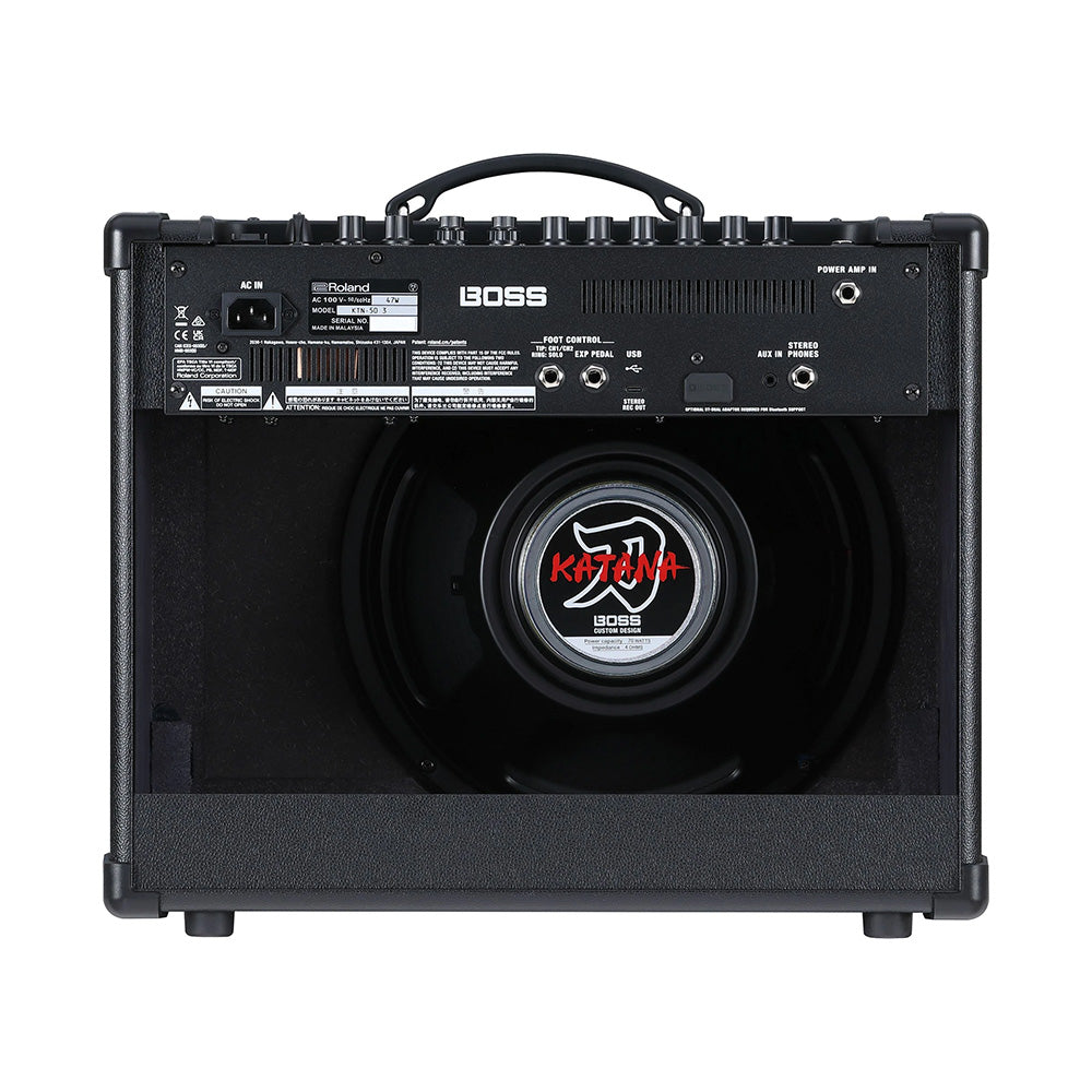 Boss Amplificador Combo Katana 50 Gen 3 de 50 vatios y 1 Altavoz de 12 Pulgadas