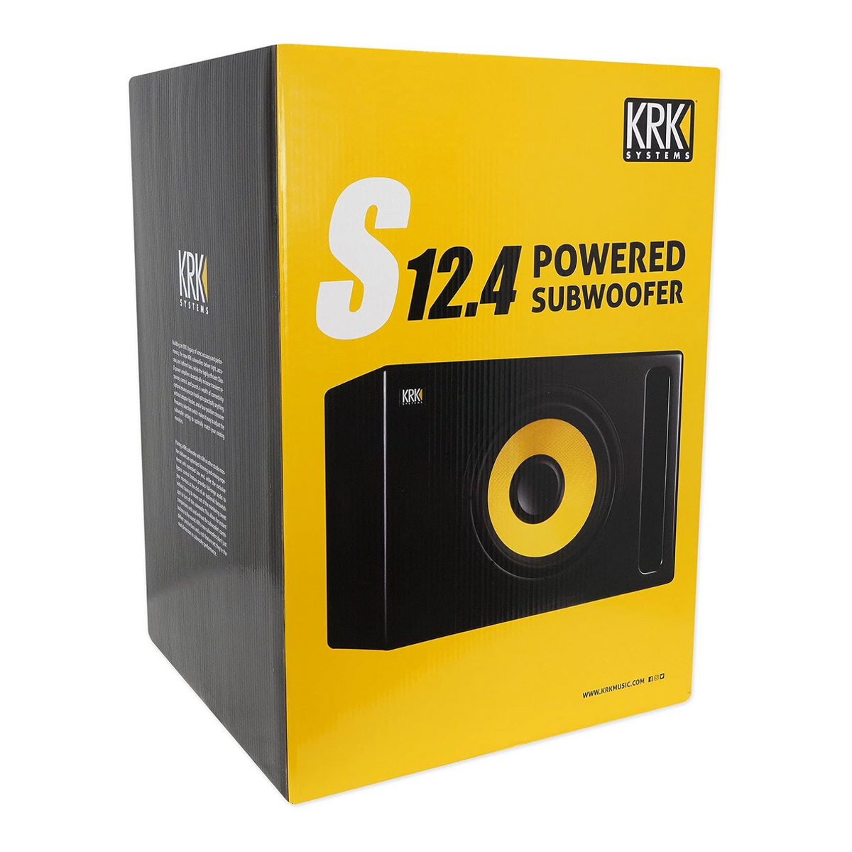 KRK Subwoofer Activo de Estudio S12.4 de 12 Pulgadas