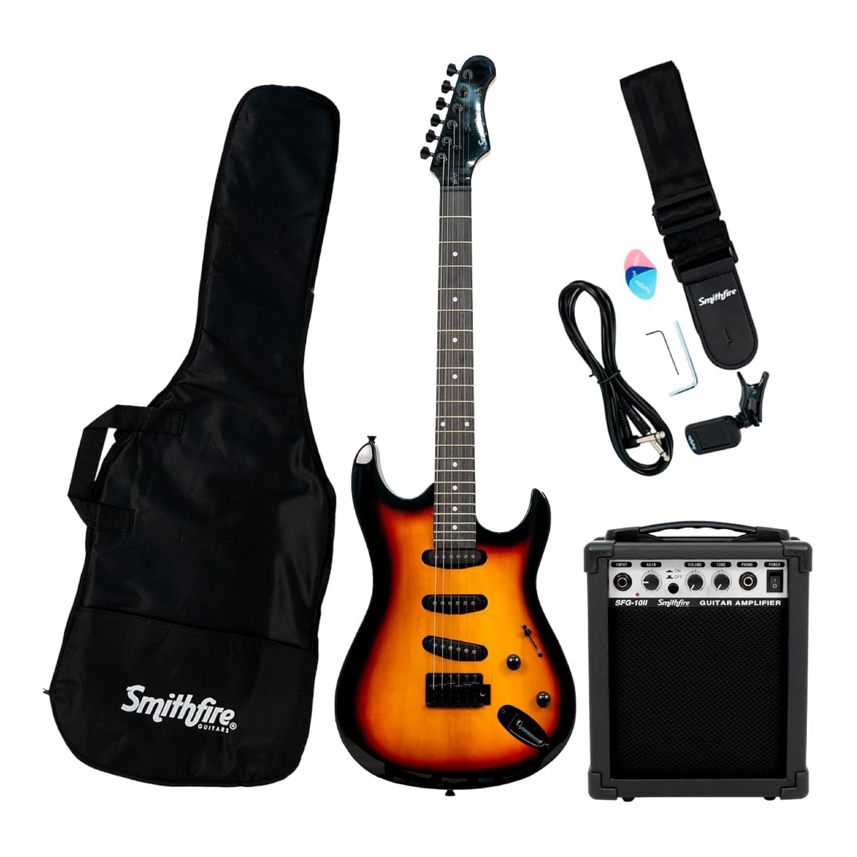 Smithfire Guitarra Eléctrica SMI-211 Sunburst Pack