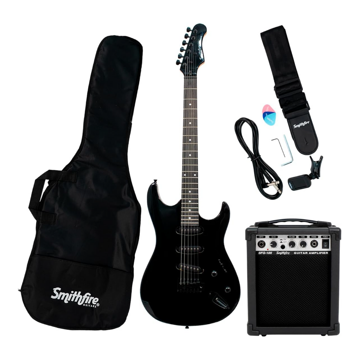 Smithfire Guitarra Eléctrica SMI-211 Black Pack