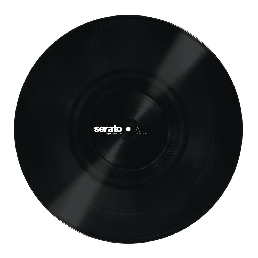 Serato Par de Vinilos de Control de 12 Pulgadas, Color Negro Sólido