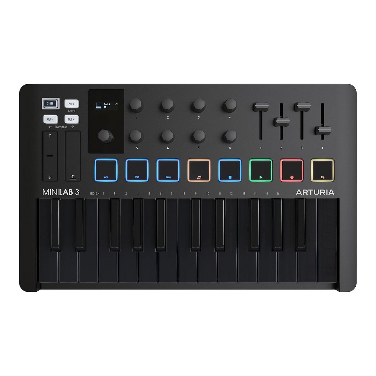 Arturia MiniLab 3 Edición Deep Black