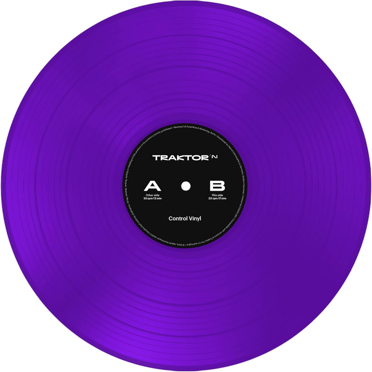 Native Instruments Traktor Control Vinyl Individual Color Morado