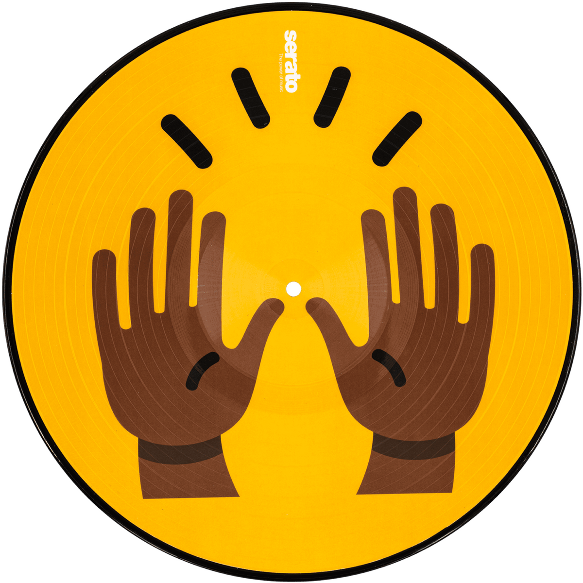 Serato Par de Vinilos de Control de 12 Pulgadas Emoji Series #1 Hands
