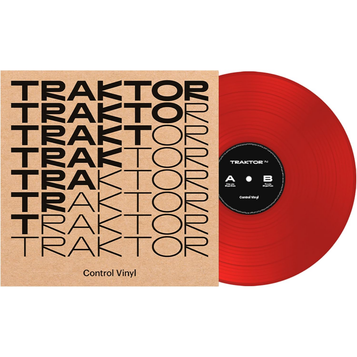Native Instruments Traktor Control Vinyl Individual Color Rojo
