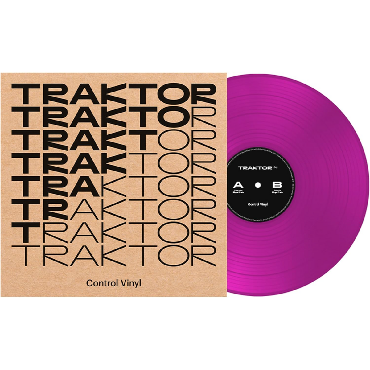 Native Instruments Traktor Control Vinyl Individual Color Rosa Transparente